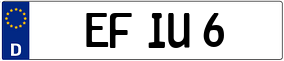 Truck License Plate